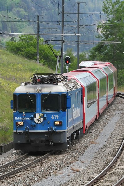 RhB Glacier Express, Allegra Triebwagen und andere (4)